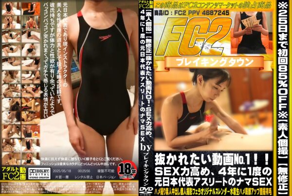 FC2動画 抜かれたい動画 1！！SEX力高め、4年に1度の元日本代表アスリートのナマSEX